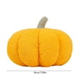 thumbnail image 3 of ZestqaQ Pumpkin Decorative Pillows, Fall Throw Pillows, Halloween Cushions, Plush Decorative Pillow for Sofa, Stuffed Pumpkin Toys for Home, Office, Party Decor(Yellow）, 3 of 5