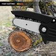thumbnail image 5 of Electric Mini Chainsaw 6" Handheld Cordless Chainsaw 2 Battery Chain Wood Cutter, 5 of 8