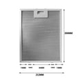 thumbnail image 3 of Lefu Silver Cooker Hood Filters Metal Mesh Extractor Vent Filter 300 x 252x 9mm, 3 of 9