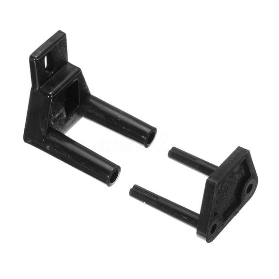 Premium Plastic Bottom Floor Guide Wall Mounted Sliding Barn Door Hardware with Screws, Bottom Floor Guide