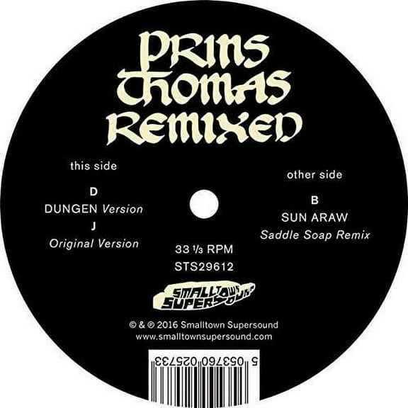 Prins Thomas - Dungen/Sun Araw Remixes - Music & Performance - Vinyl