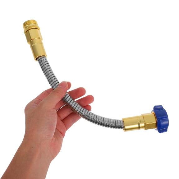 BESTYASH Steel Garden Hose Extension for Outdoor Watering, 1- Hose Accessory