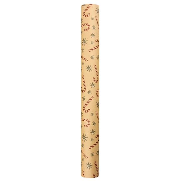 CMrtew Christmas Wrapping Paper 70x50cm (4.11 sq ft) Classic Santa Claus & Holiday Patterns Single-Sided Premium Gift Wrap for Presents & Party Decor (1PC)