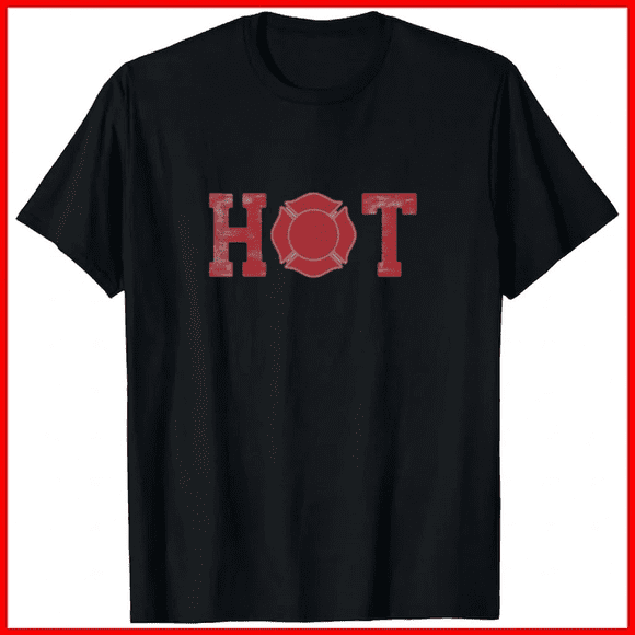 Firefighter Gift For Him Heroic First Responder Design Unisex T-Shirt H00138, up to size 5XL