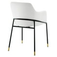 thumbnail image 5 of Modway Jovi Performance Velvet Dining Armchair Set of 2 in Black White, 5 of 8