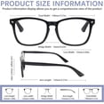 thumbnail image 2 of Progressive Multifocal Reading Glasses Blue Light Blocking Computer Glasses Spring Hinge Readers for Women Men, 2 of 7