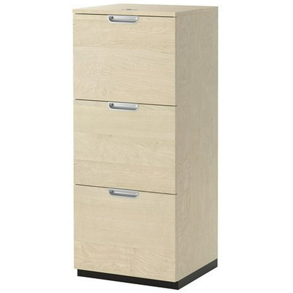 Ikea File cabinet, birch veneer 34210.22014.28