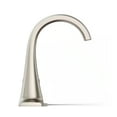 thumbnail image 4 of KOHLER Cursiva Single Handle Single Hole Bathroom Faucet in Vibrant Brushed Nickel, 4 of 5