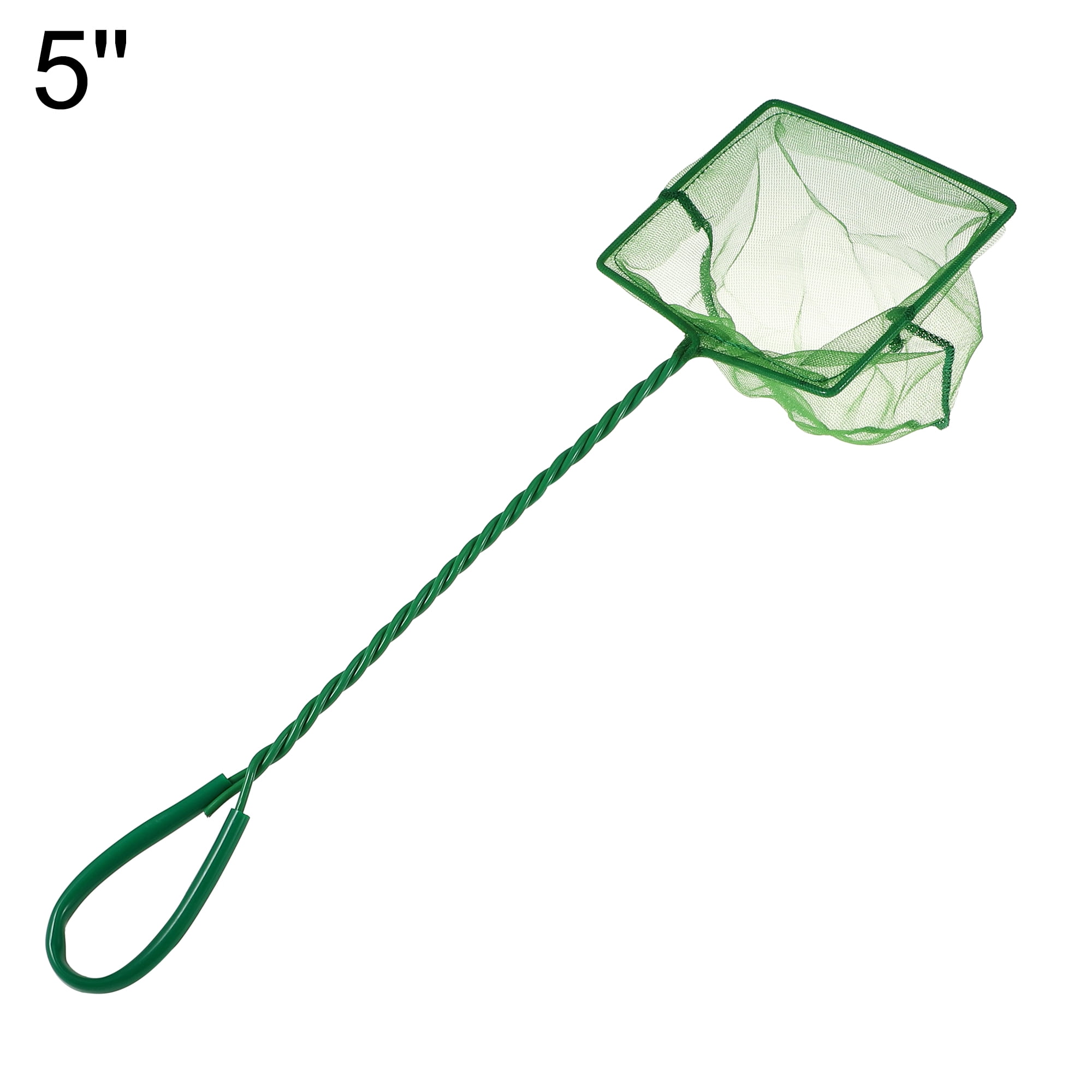 Unique Bargains 3Pcs Aquarium Fish Tank Accessories Small Fish Fine Net Green
