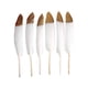 thumbnail image 1 of Ganfancp 50Pc Hot Stamping Pluma Artesanía Materiales Dreamcatcher Pendientes Accesorios Diy Ofertas y Liquidaciones 50Pc Simulación Pluma, 1 of 2