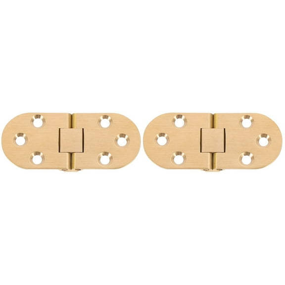 Flap Hinge 2 Count for Computer Desk Brass Butler Tray Thicken Dining Table Copper