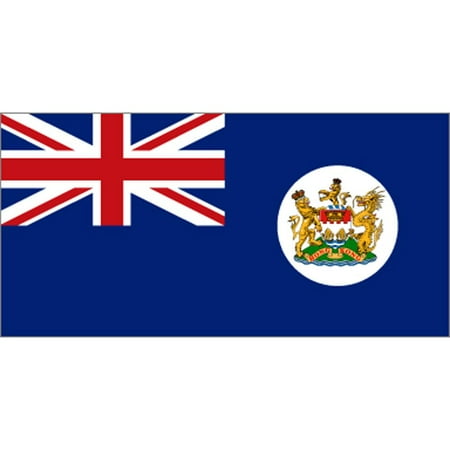 British Standard Flag - Hong Kong British Flag with Grommets 3ft x 5ft