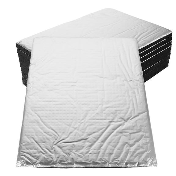 OUNONA 10pcs Sound Deadening Insulation Soundproofing Material For Car Noise Reduction For Engine And Doors