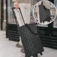 thumbnail image 4 of Carrito de Compras Plegable Pequeño, con Ruedas, Bolsa Portátil, Impermeable Ruedas., 4 of 5