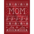 thumbnail image 2 of Mom & Dad Matching Ugly Christmas Sweatshirts Matching Couple Set Outfit Red Small / Sweatshirt Red Small, 2 of 6