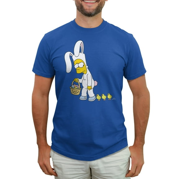 Men's The Simpsons Bunny Bart Ducklings Graphic T-Shirt