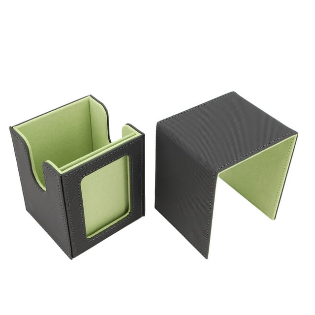 Card Deck Box, Separate Card Deck Case Holds 100Pcs Game Cards with Closure