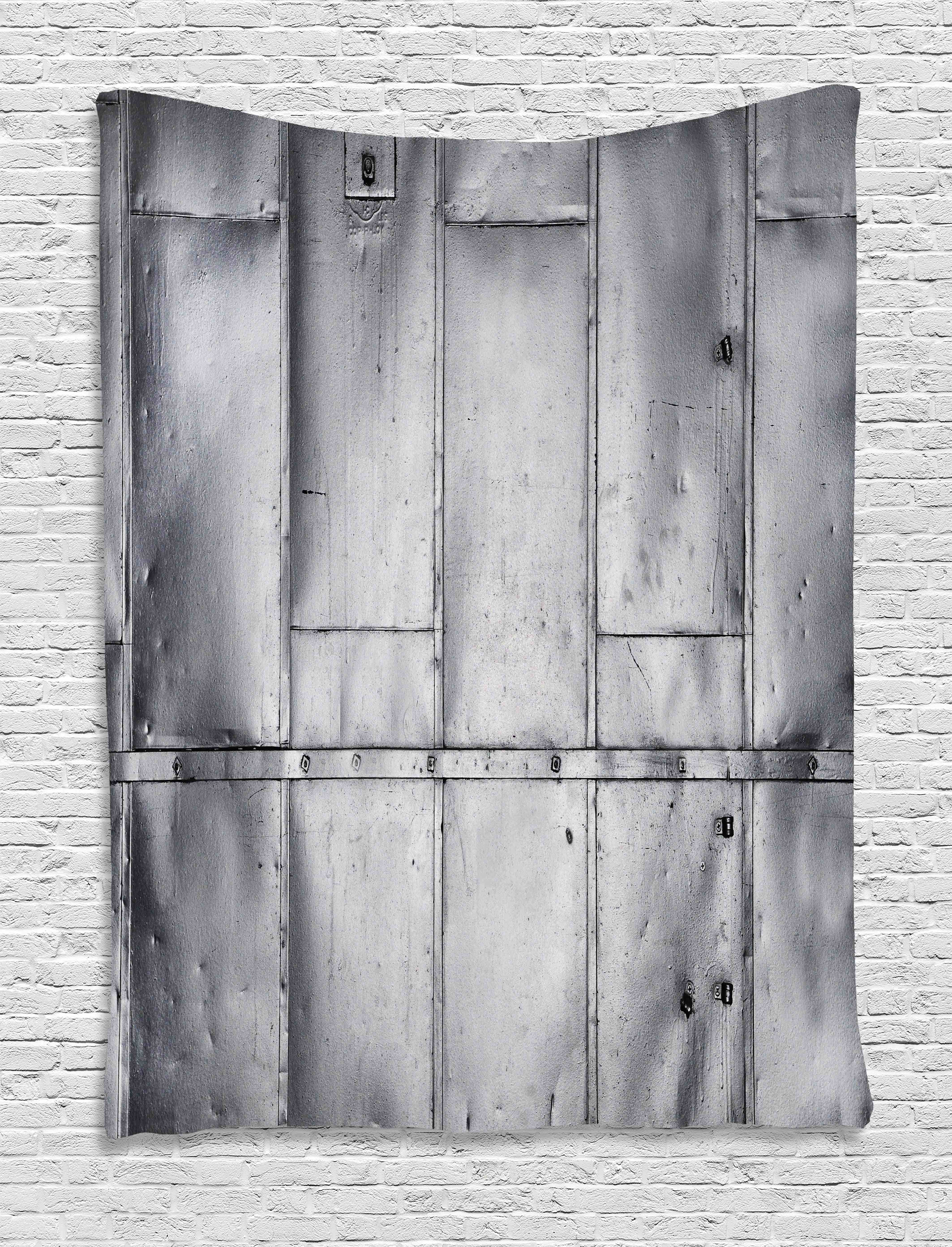 Industrial Tapestry, Steel Panels Industrial Wall Theme Aluminum