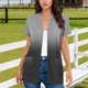 thumbnail image 2 of Camiseta de Cuello Redondo de Color Sólido Casual de Ajuste Suelto con Poliéster Suave, Camiseta de Verano para Uso Diario en Casa O Trabajo, 2 of 8