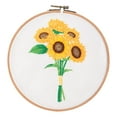thumbnail image 3 of Abbracc 1 Set Stamped Cross Stitch s Needle Cotton Thread Embroidery Cloth 33cm/13[, 3 of 9