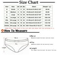 thumbnail image 2 of Bigersell Woman Underwear Clearance Crotchless Underwear High Cut Panty Style P-1216 Cotton Plus Size Panties Thongs Ladies High Waist Briefs Mid Waist Women's Briefs Green 4Xl, 2 of 8