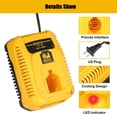 thumbnail image 4 of Cargador de Batería Leisuda DC9310 para Dewalt 7.2-18V NiMH NiCD 110V, 4 of 8