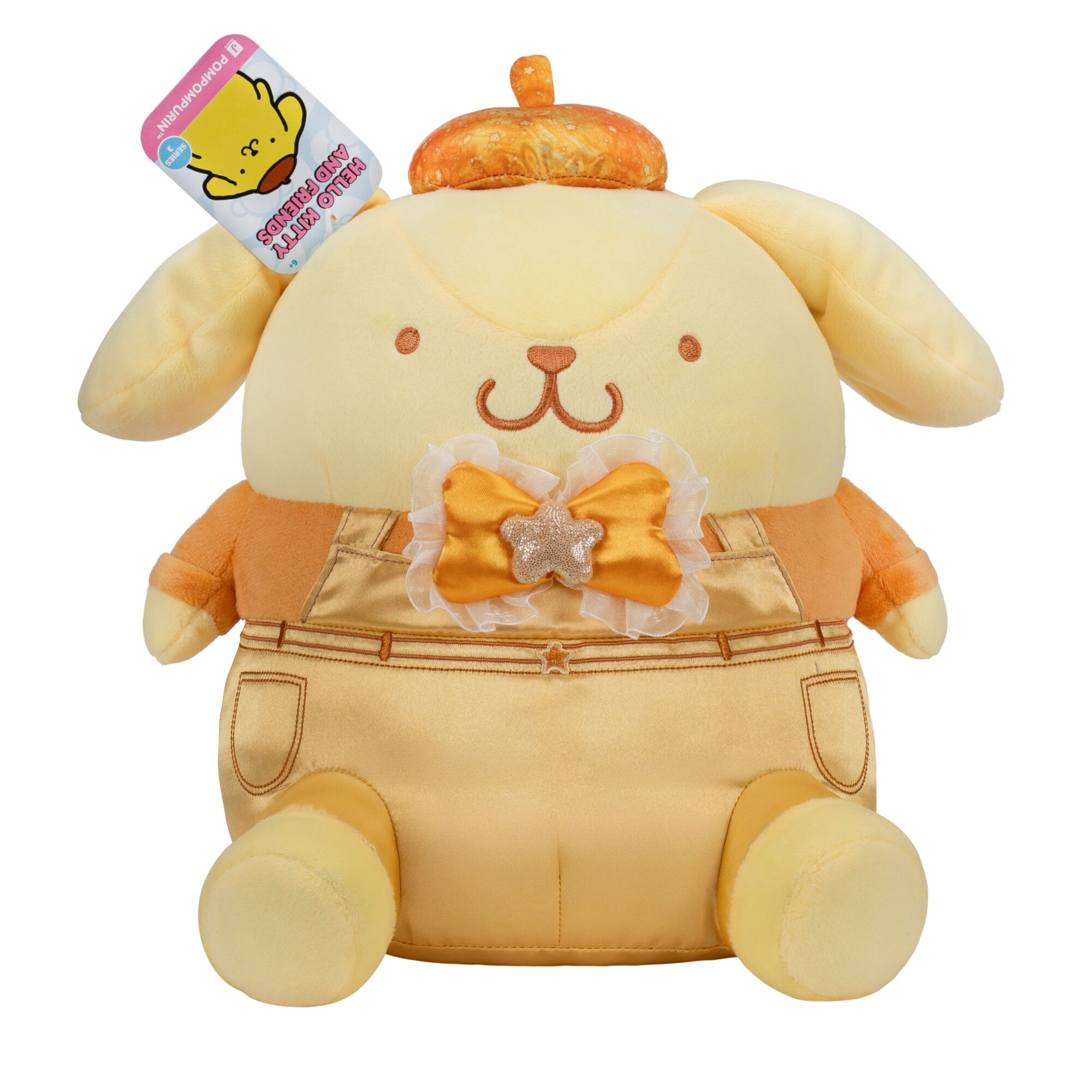 Hello Kitty® and Friends, 12-inch Pompompurin™ Plush, Tonal Sparkle Collection