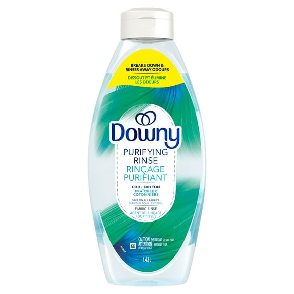Downy Rinse & Refresh Laundry Odour Remover and Fabric Softener, Cool Cotton, Safe On All Fabrics, HE Compatible, 70 Loads, 1.41 L