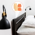 thumbnail image 3 of AURARMLET 4Pcs Anti Shake Fixer Bedside Stabilizer Adjustable Design Wall Protection PP Material Wood Color, 3 of 4