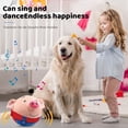 thumbnail image 3 of Active Moving Pet Plush Toy, Interactive Dog Toys Squeaky Moving Dog Ball Toy, 3 of 5