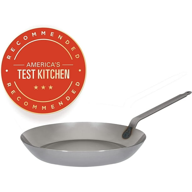Matfer Bourgeat Black Carbon Steel Frying Pan, 12 5/8
