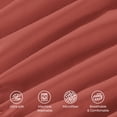 thumbnail image 7 of Elegant Comfort Deep Pocket 4-Piece Bed Sheet Set, Ultra-Soft Microfiber, Luxury Bedding Gift, Full, Rust, 7 of 7