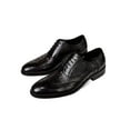 thumbnail image 3 of Frontwalk Men Oxfords Lace Up Dress Shoes Business Brogues Work Comfort Flats Mens Wingtips Leather Shoe Black 6.5, 3 of 8