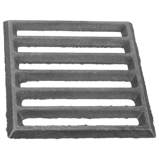 unbranded De Hierro Fundido Resistente Para Chimenea Y Con Rectangular Negro