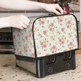 thumbnail image 7 of Yiaed Floral Print Two Slice Bread Machine Cover, Universal Size Kitchen Appliance Cover for Bread Machine,Bread Machine Cover, 7 of 7