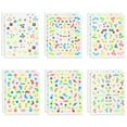 thumbnail image 1 of 12 hojas de pegatinas para decoración de uñas, autoadhesivas, para mujeres y niñas, brillan en la noche, decoración de uñas DIY, 6,2 x 5,3 cm, 1 of 5