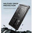 thumbnail image 2 of Dexnor for Samsung Galaxy S24 Ultra Case with Built-in Slide Camera Cover & Screen Protector & Kickstand, Shockproof Rugged Case Full-Body Bumper Protective Cover for Galaxy S24 Ultra 2024, Black, 2 of 7