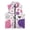 Abstract Geometric Print, variant on Abstract Paint Splatter Pattern Warm Kids Zip Up Vest, Polyester Sleeveless Fleece Jacket Lightweight Kid Outerwear Vest for Winter Outdoor Activities Fall