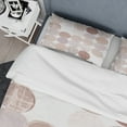 thumbnail image 4 of Designart 'Shade of Pink Geometric Dots I' Geometric Duvet Cover Set, 4 of 4