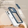 thumbnail image 6 of for Motorola Moto G Stylus 5G 2024 Case, Shockproof Rugged Motorola Moto G Stylus 5G 2024 Phone Case, with Sliding Camera Cover, Drop Protection Crystal Clear Back Case Clear, Navyblue, 6 of 6