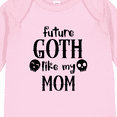 thumbnail image 4 of Inktastic Future Goth Like My Mom with Skulls Boys or Girls Long Sleeve Baby Bodysuit, 4 of 5