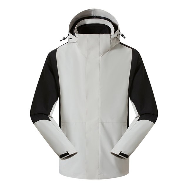 Puntoco Chaqueta Informal Holgada De Manga Larga Con Capucha Y Cremallera Para Hombre