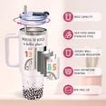 thumbnail image 4 of 40th Birthday Gifts Women, 1985 Tumbler for 40 Year Old Women, Gift for Womens Turning 40, Since 1985, 40 Oz Tumbler with Handle Lid and Straw, 4 of 6