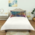 thumbnail image 6 of GZHJMY Satin Pillowcase for Hair and Skin, Retro Geometric Cooling Pillow Case with Envelope Closure Soft Breathable Silk Satin Pillow Cover for Sleeping Standard Size 26x20 in Home Decor, 6 of 7