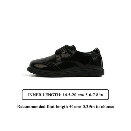 

TARANIS Boys And Girls Cute Loafers Non-slip Slip-on Breathable Comfortable Buckle Leather Shoes New Year Gift