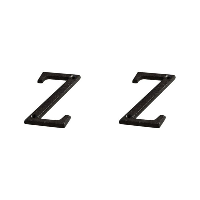 Wweixi Wide Application Metal Letters House Numbers And Stylish Choice B17--Z 2Set