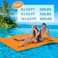 thumbnail image 6 of Dimedeal 6/9/12’ Floating Mats, XPE Foam Water Mat with Unlimited Fun, Suitable for Adult and Pets or Multiple Users, Floating Lily Pad for Water Recreation on Pool, Beach, Ocean, Lake, 6 of 7