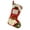 A, variant on PuSpu 45x28cm Fabric Xmas Stocking 1pc Multicolor Santa Snowman Reindeer Print Holiday Mantel Tree Decor Family Party Favor Reusable Seasonal Accent