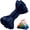 Dark Blue, variant on Peacock Blue Double Fold Bias Tape for Sewing, 1 Inch x 5.5 Yards Polyester Satin Fabric Binding Seaming, Quilting, Hemming, DIY Crafts -