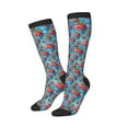 thumbnail image 2 of JUNZAN Fun Novelty Knee Warmer High Socks-Cute Strawberry Flower Pot, 2 of 8